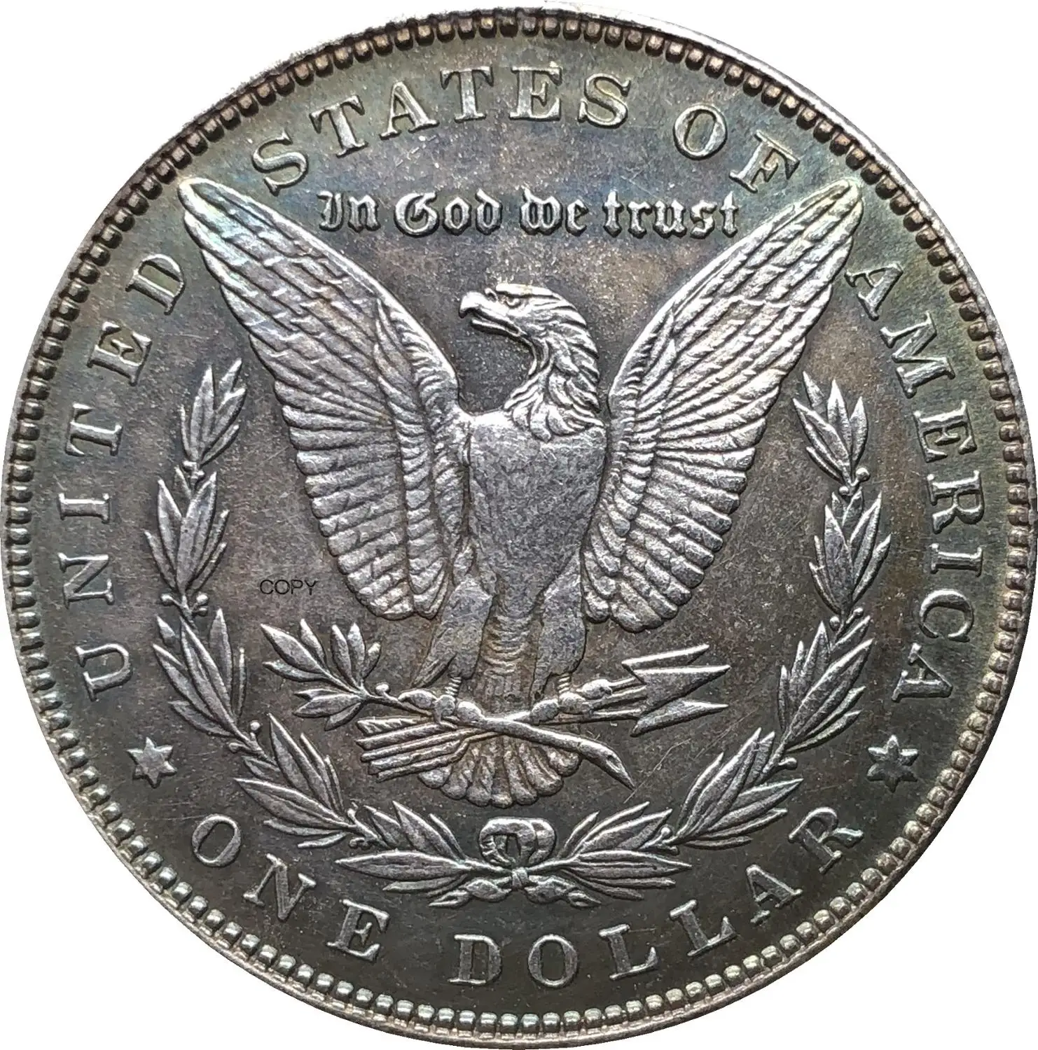 Соединенные Штаты Америки 1921 Морган один доллар Монета США Свобода Мельхиор