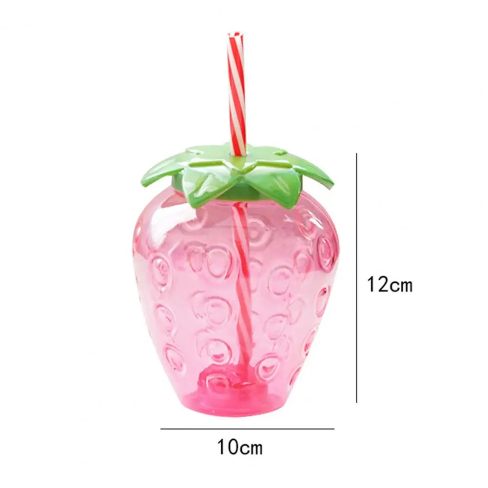 

Water Cup Strawberry Shape Multifunctional PP Milk Fruit Juice Drinking Bottle for Home