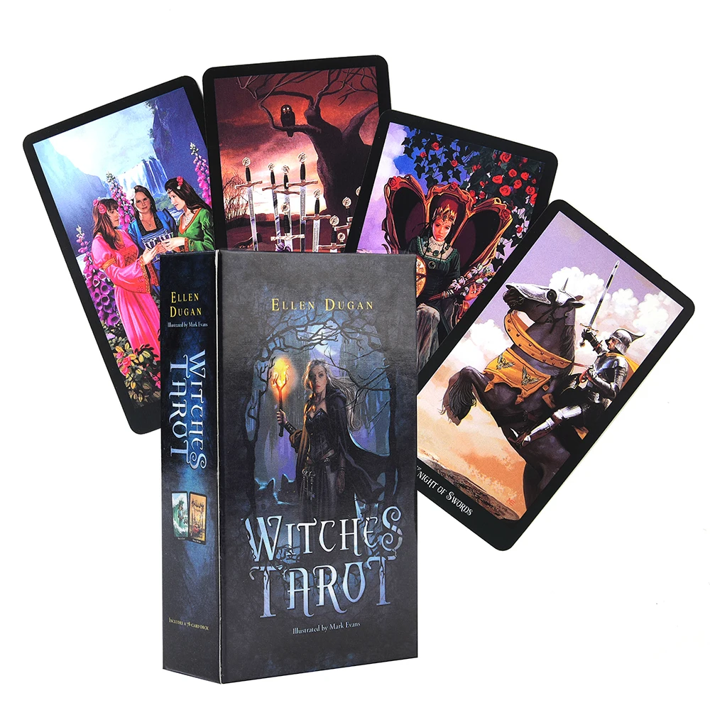 Настольная игра Witch Tarot Deck 78 карт индикатор судьбы будущего карточки для