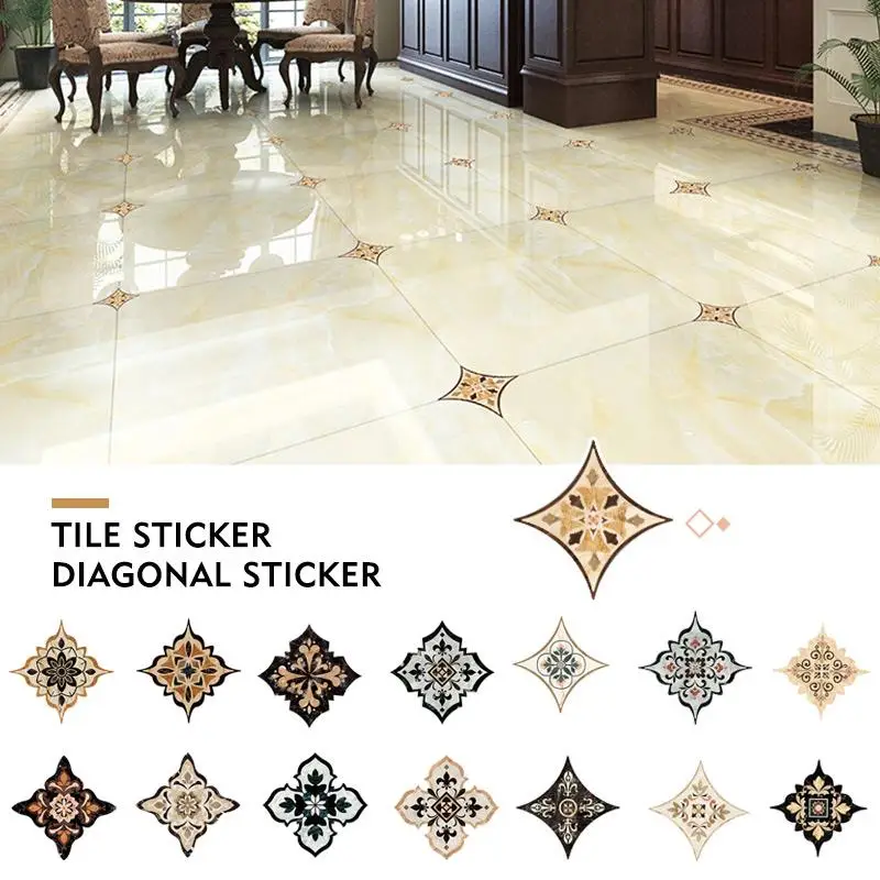 8*8 см диагональная наклейка гладкая Водонепроницаемая кухонная аппликация