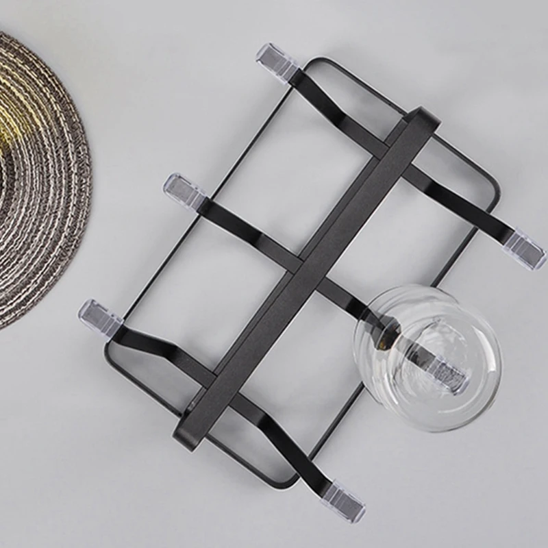 Подставка для сушки стаканов стойка пивных очков металлическая подставка с 6