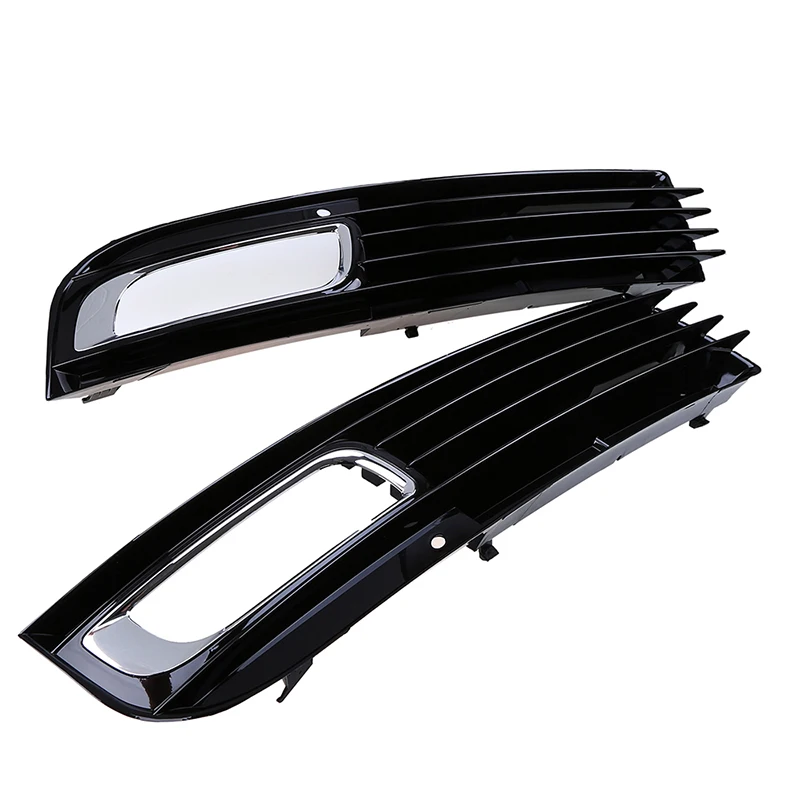 Posbay левый и правый передний бампер решетки для Audi A8 D3 2007 2008 2009 2010 facelift черный