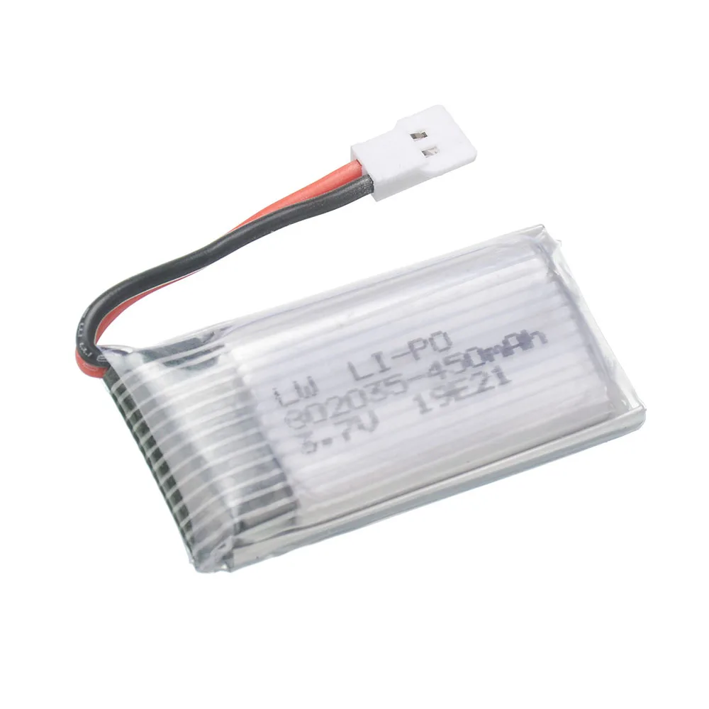 Модернизированный 3 7 В 450 мАч Lipo аккумулятор для H31 X4 H107 KY101 E33C E33 U816A V252 H6C 802035 RC