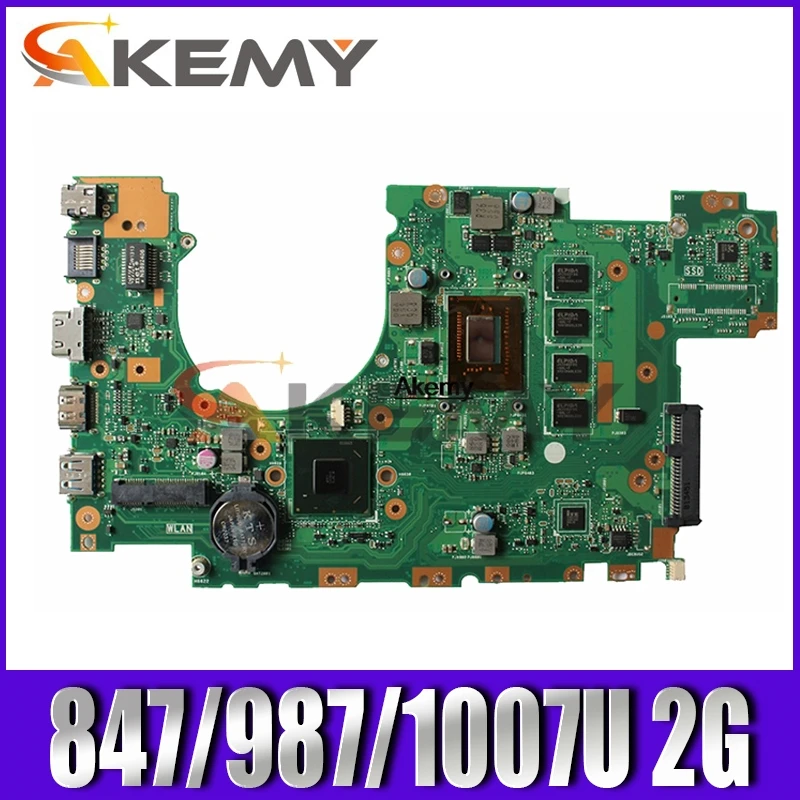 

Материнская плата X402CA X502CA для ноутбука Asus X502C X402C F502C F402C, материнская плата для ноутбука с 2 Гб ОЗУ 847/987/1007U, Протестировано 100% ОК