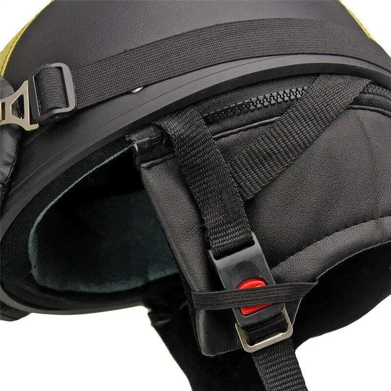 Ретро мотоциклетный полушлем унисекс для мужчин и женщин с открытым лицом