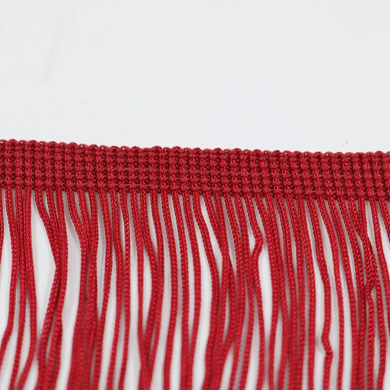 Кружевная лента для латинских танцев 1 ярд 20 см длинная бахрома кисточка