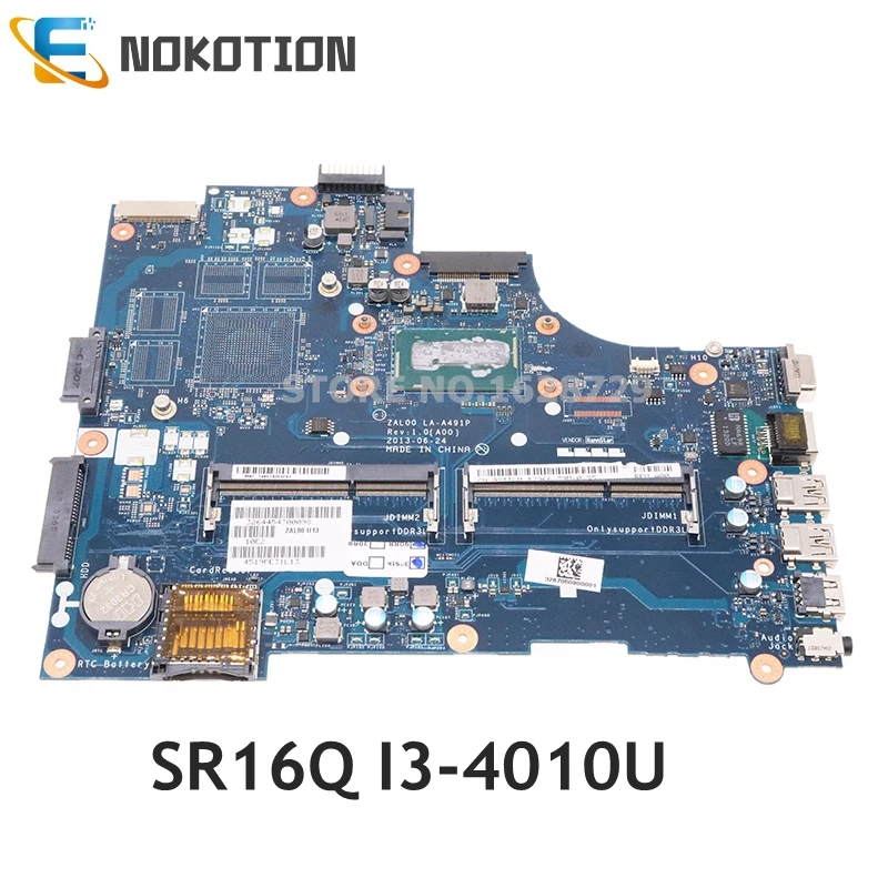 

NOKOTION For DELL Latitude 3540 Laptop Motherboard SR16Q I3-4010U CPU CN-08TTCM 08TTCM 8TTCM ZAL00 LA-A491P