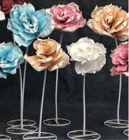 wedding props window decoration props manual simulation yarn flower pole with pole silk yarn flower wedding guide flower