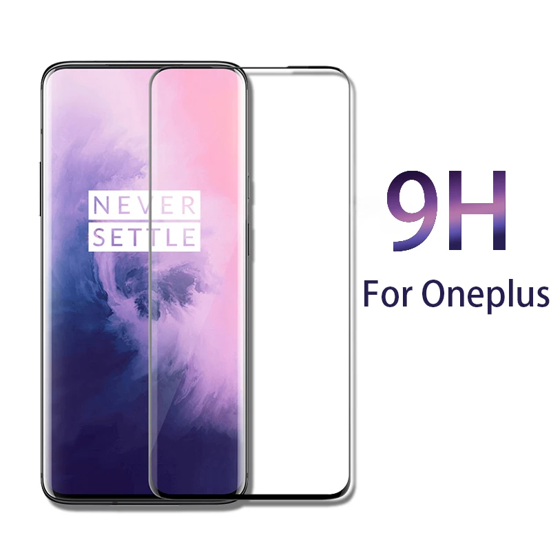 Изогнутое закаленное стекло для oneplus 7 Pro защитное на 6 6T 5 5T полное покрытие