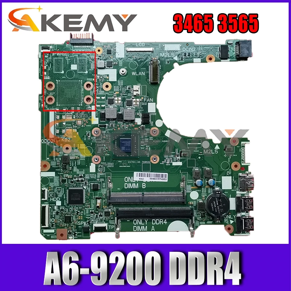      DELL Inspiron 3465 3565,     16808-1 395RH   DDR4 100%,  