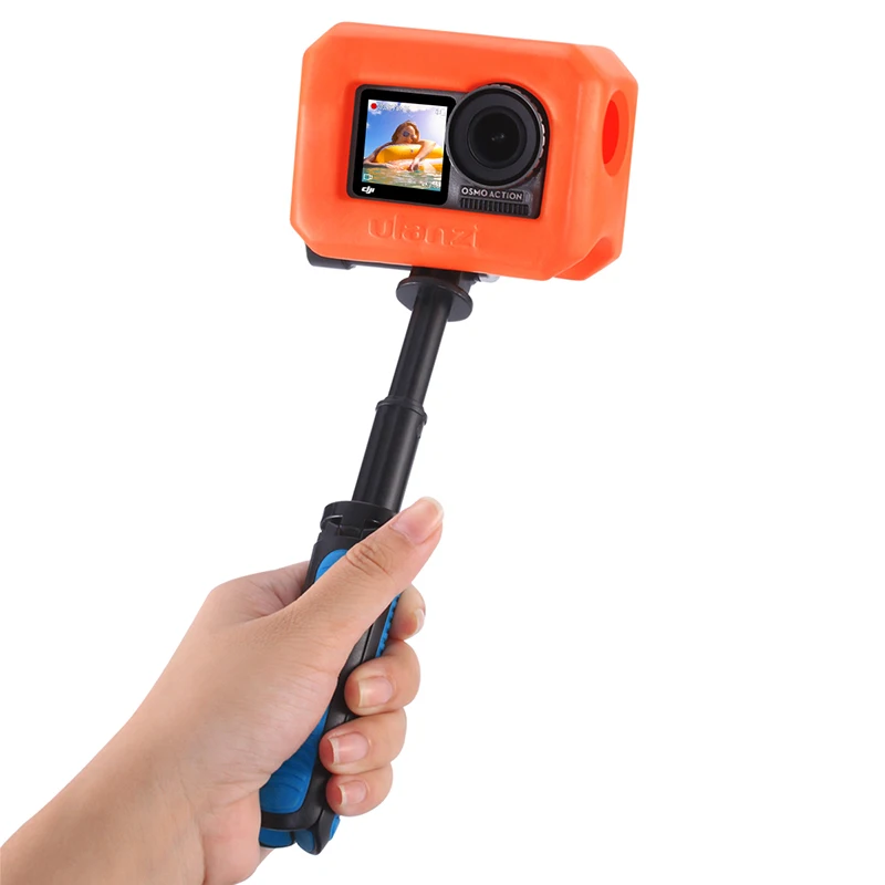 Чехол Ulanzi для Dji Osmo Action плавающий оранжевый чехол с рисунком серфинга катания на