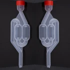 1 шт.2 шт. односторонний обратный клапан для ферментации вина пива пивоварения пластиковый воздушный затвор уплотнение воды выхлопной клапан для вина ферментирующие дрожжи