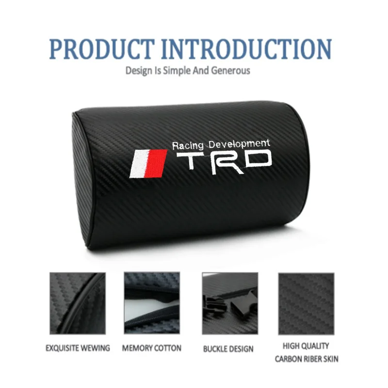 Подголовник для автомобиля подушка шеи из углеродного волокна салона Toyota