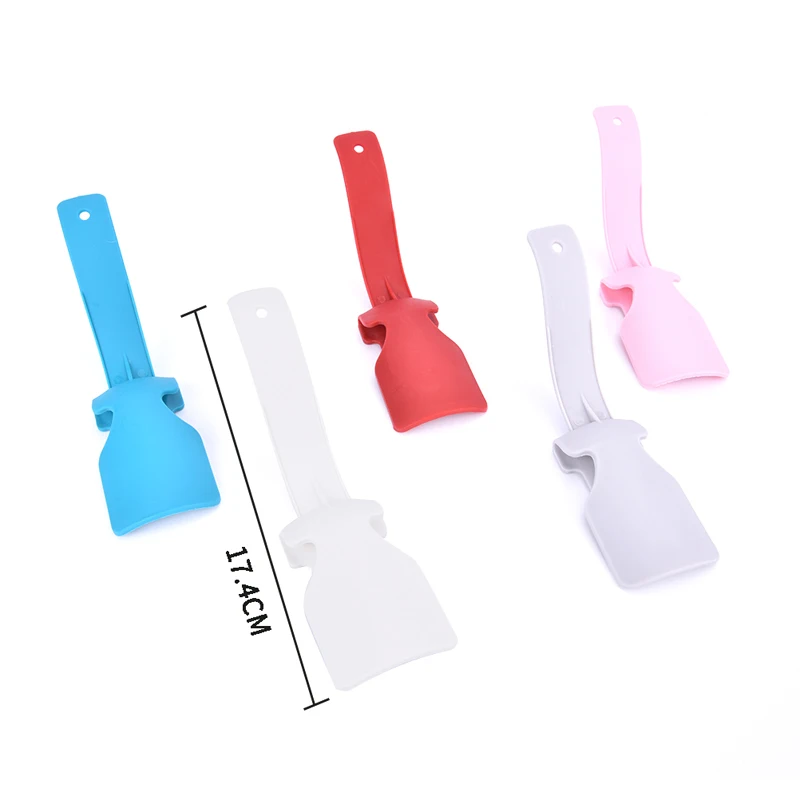 

2pcs Lazy Unisex Wear Shoe Horn Helper Shoehorn Shoe Easy On And Off Shoe Sturdy Slip Aid Tool Shoe Horn Shoe Lifter