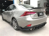 high quality carbon fiber car rear trunk lip spoiler wing fits for lexus is200 is250 is300 2013 2014 2015 2016 2017 2018