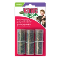 kong refillables naturals catnip tubes 3 pack for cat