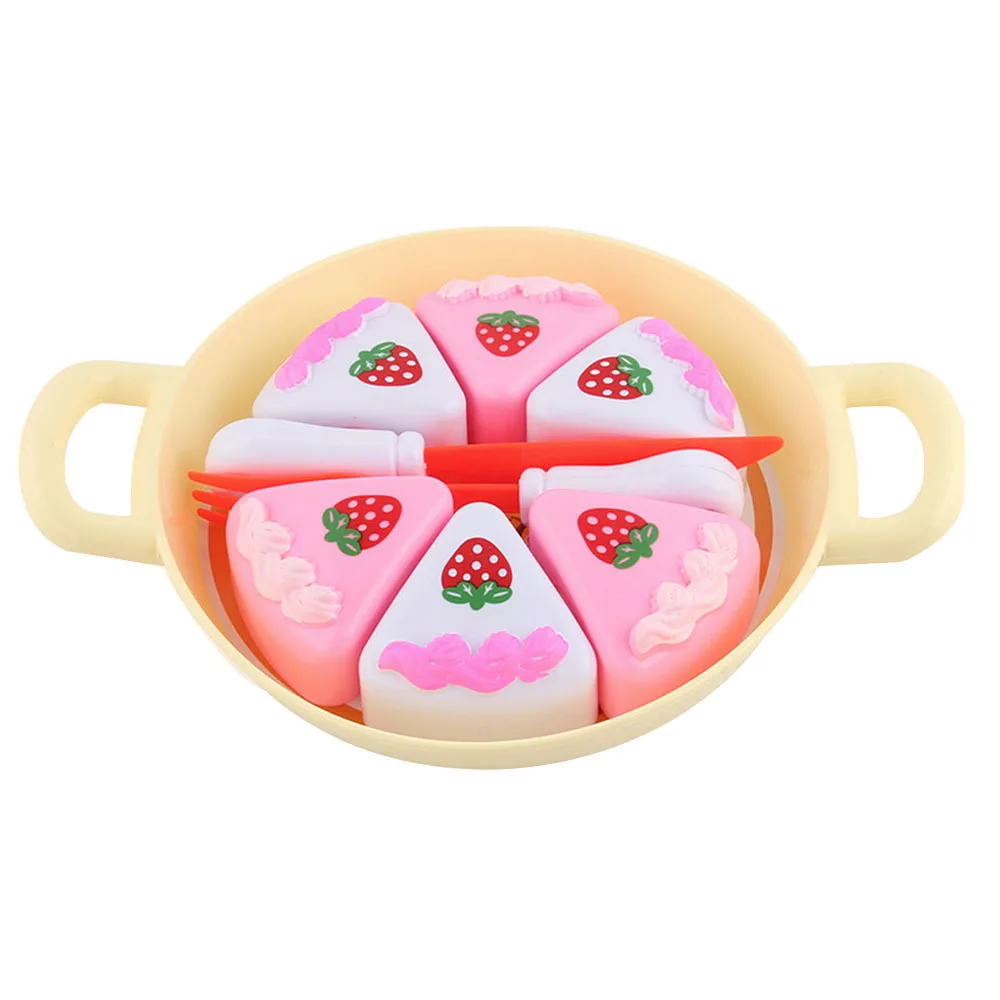 9pcs Детская имитация фруктовых столовых приборов Резак Фруктовый Торт Пицца игрушечный миксер играть развивающие игрушки игрушка для раннего развития для детей - Цвет: 9pcs