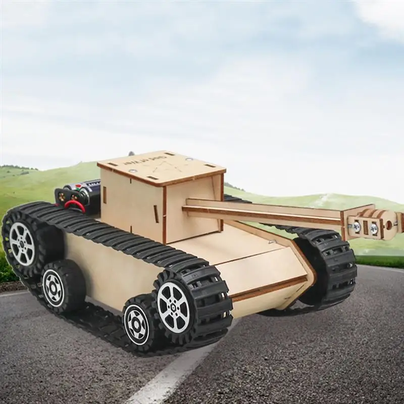 26 7 см Деревянный радиоуправляемые игрушечные танки военные RC Battle Tank