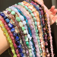 natural stone beads citrines amazonite apatite opal irregular loose gems beads for jewelry making bulk diy bracelet 15inch 5 8mm