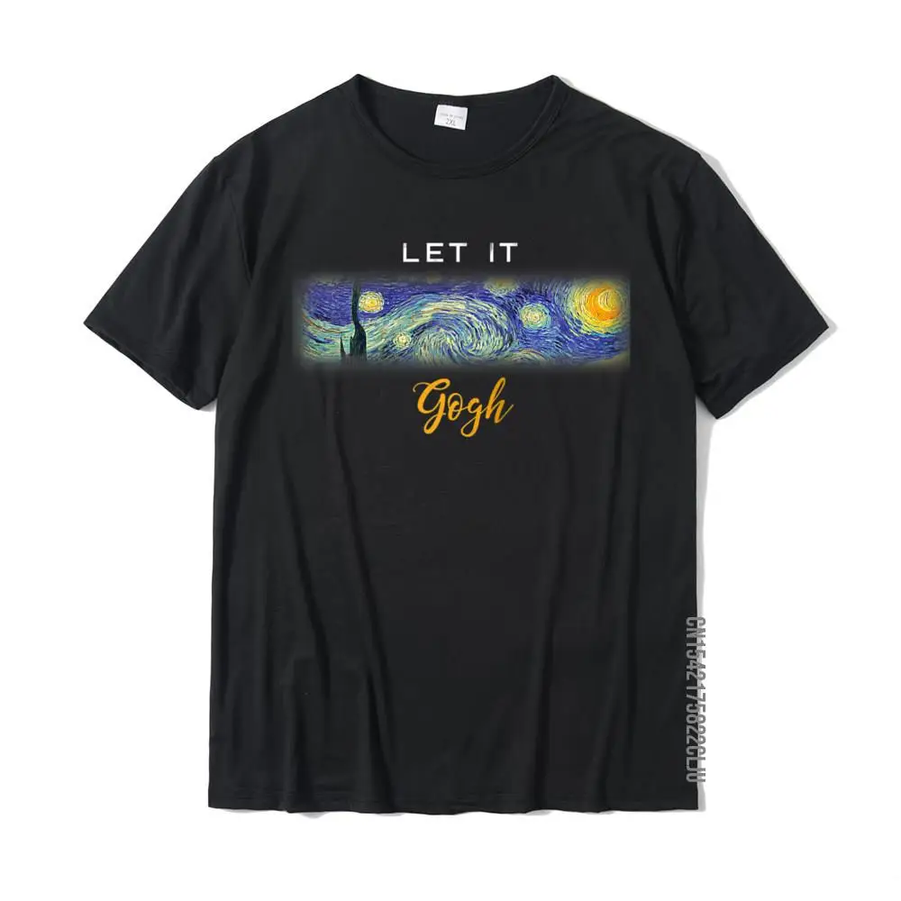 

Funny Vincent Van Gogh Starry Night Let It Gogh Raglan Baseball Tee Comics T Shirt Tops Tees For Men On Sale Cotton Tshirts