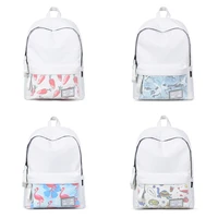 14 15 6 inch laptop bagpack fahion canvas backpack bag for women school bag for teenager girls white big back bag korean bookbag