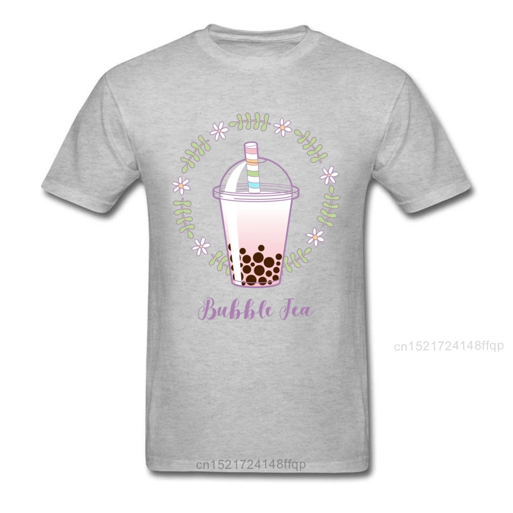 Bubble Tea 2018 Летняя мужская Повседневная футболка черная забавные принты с
