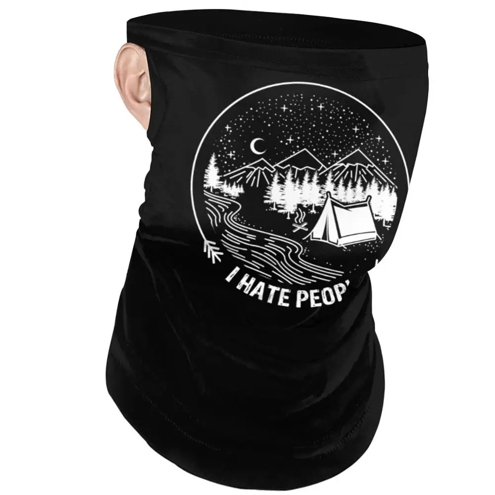 Забавная головная повязка I Hate People для езды на велосипеде шейные бафы бесшовные