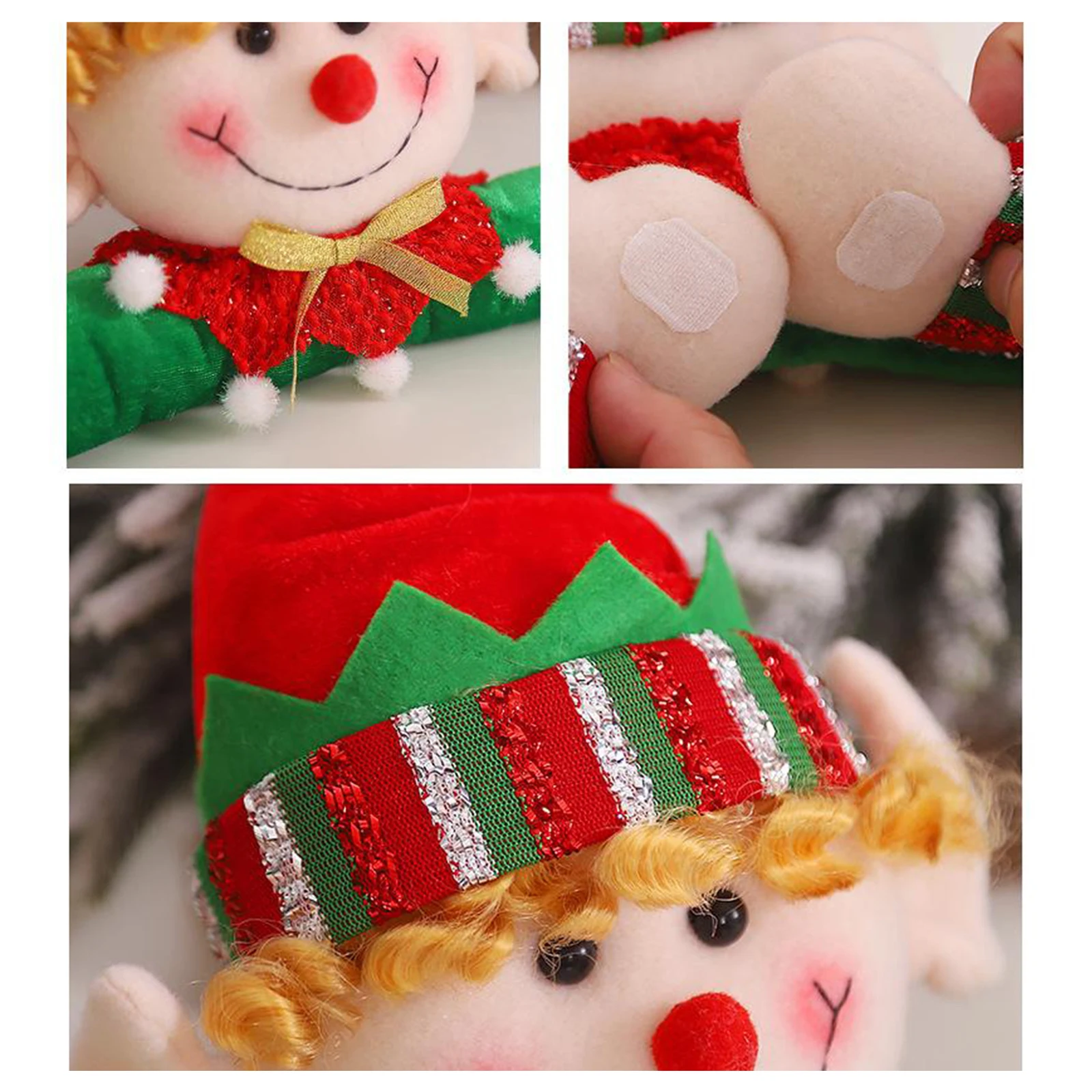 

Christmas Curtain Buckle Tieback Window Decorations Christmas Cartoon Doll Toys