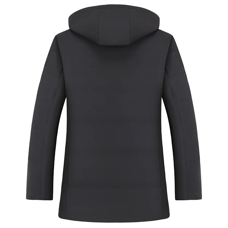 Зимняя новая мужская пуховая куртка размера плюс 10XL 9XL 8XL 7XL модная повседневная