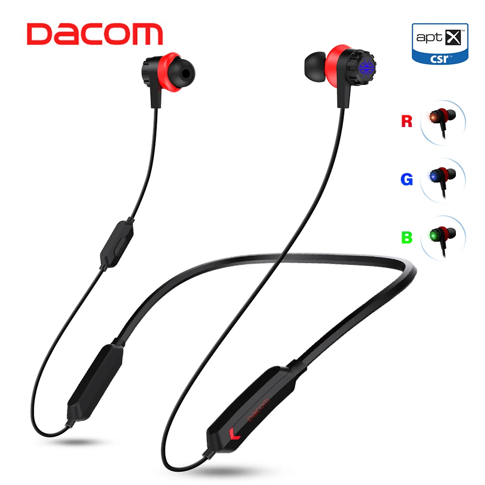 Оптовая продажа Dacom GH02 игровая bluetooth гарнитура Gamer aptX HD Super Bass Беспроводные
