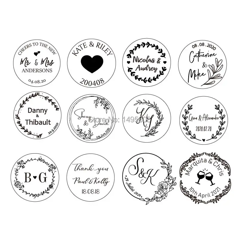 50 шт. персонализированные пробки для бутылок декоративные деревянные сувениры