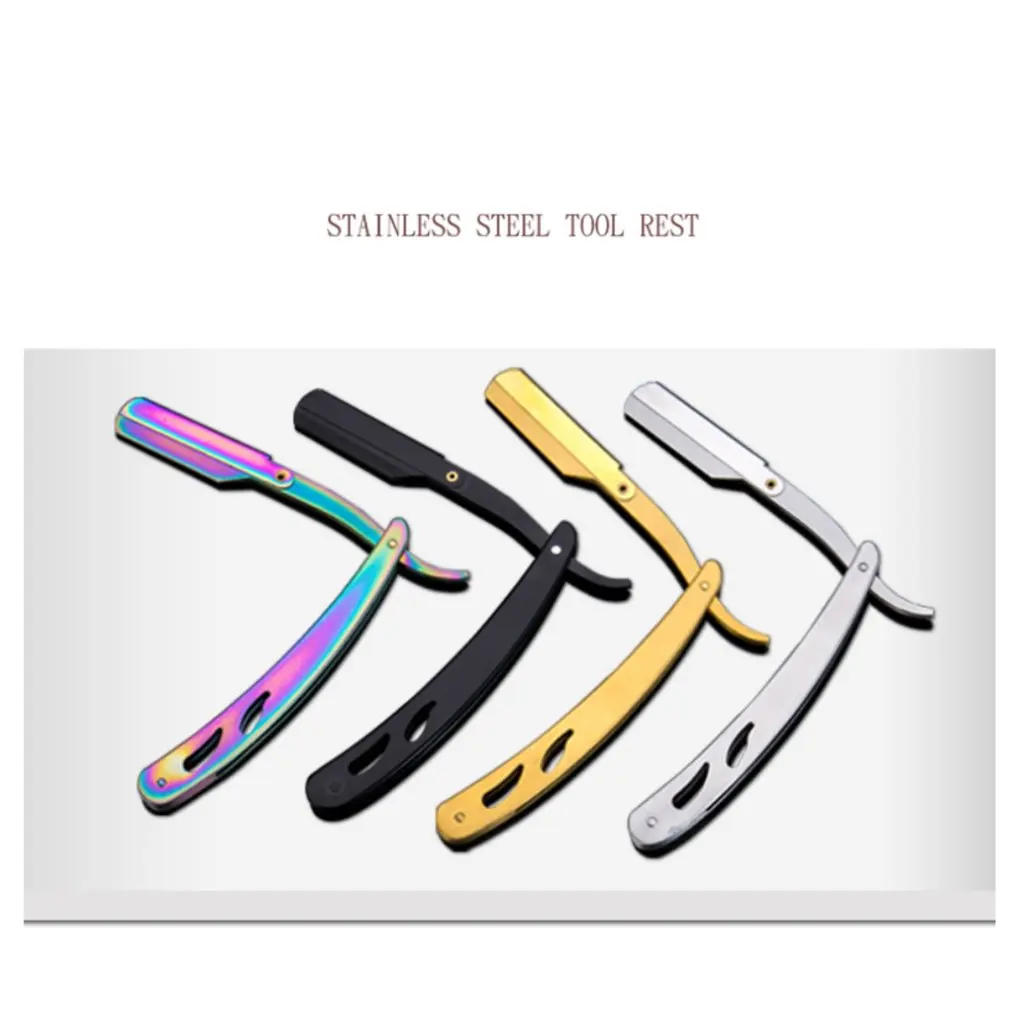 Безопасная поворотная рама бритвы Усы Борода для удаления волос Бритва чехол