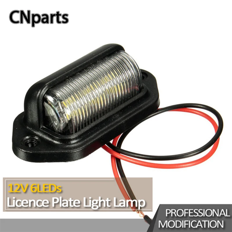 Авто Универсальная автомобильная светодиодная лампа прицеп грузовик номерной
