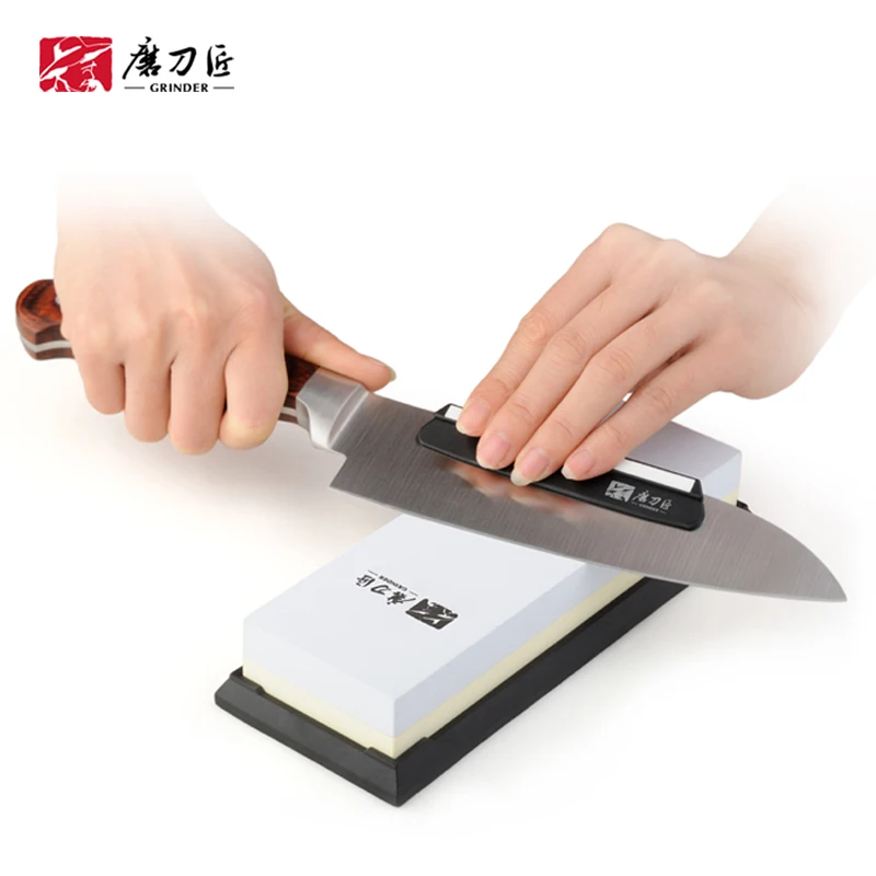 Кухонный точильный камень 2 в 1 с зернистостью 3000/1000 двухсторонний TAIDEA TG6310 точилка