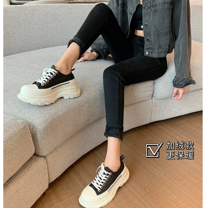 Универсальный облегающий эластичный карандаш с флисовой подкладкой и высокой