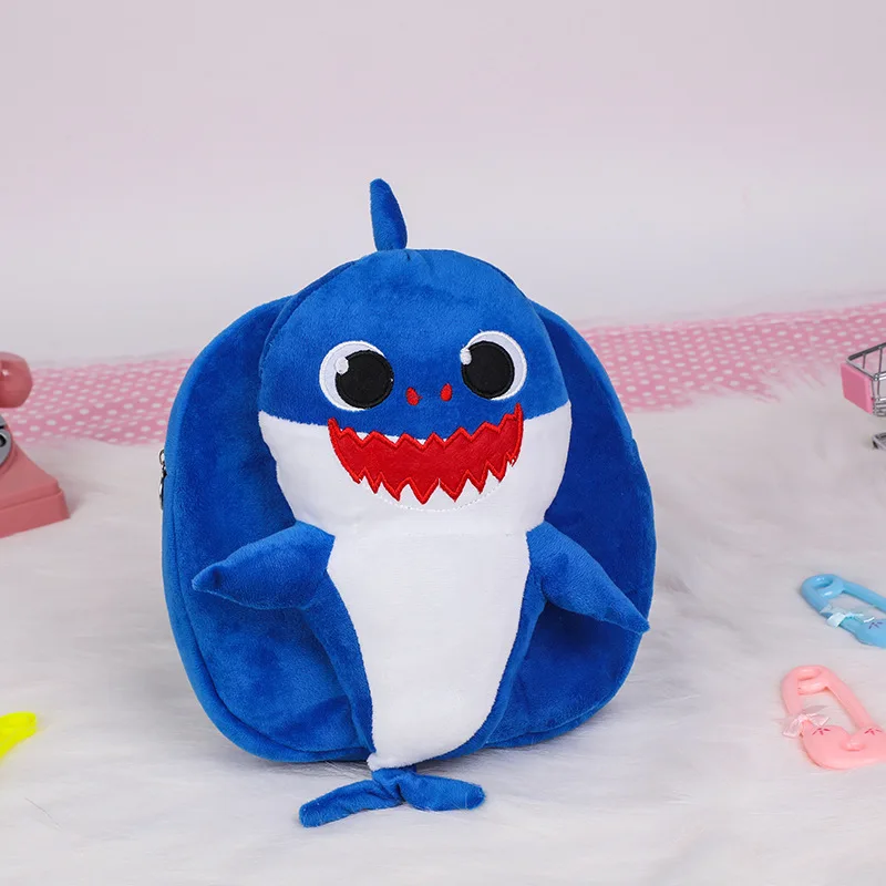 Детская сумка Shark милый мультяшный рюкзак для детского сада Детский плюшевый