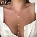Женское жемчужное ожерелье, многослойная цепочка-чокер, 2021