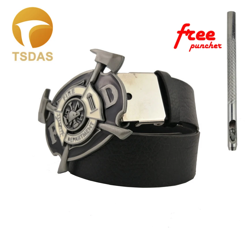 Роскошная черная металлическая пряжка для ремня пожарного устройства с хорошим