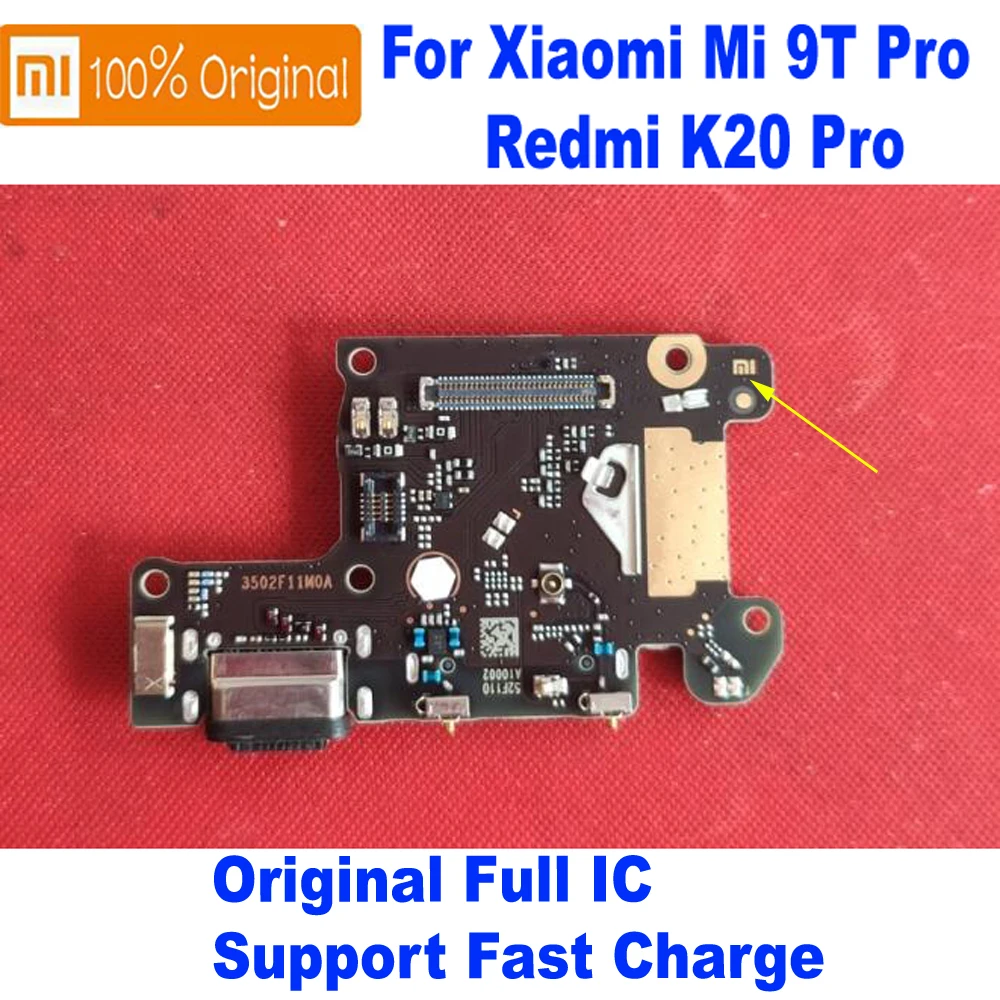 100% Оригинальный IC для Xiaomi Mi 9T Pro Redmi K20 штекер USB микрофона порт быстрой зарядки