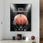 Картина на холсте баскетболист преображает плакаты и принты баскетбола, настенные картины для гостиной, домашний декор