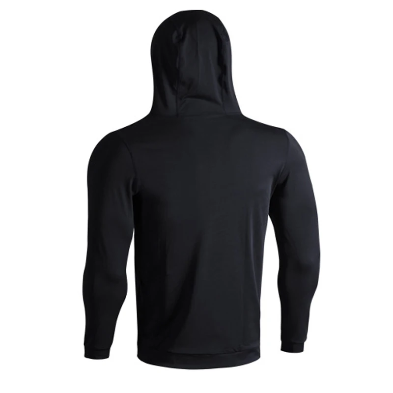 Мужская спортивная куртка для бега осенняя одежда толстовки кардиган на молнии