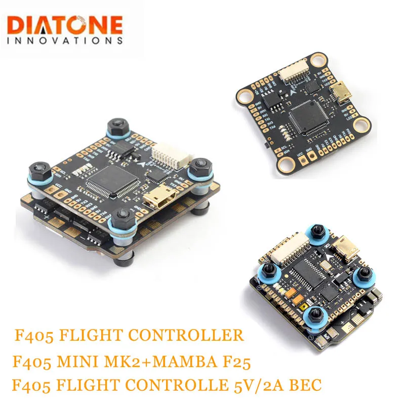 Контроллер полета Diatone MAMBA F405 /F405 Mini MK2 и F40 /F25 40A 2 4S DSHOT600 бесщеточный ESC для моделей RC