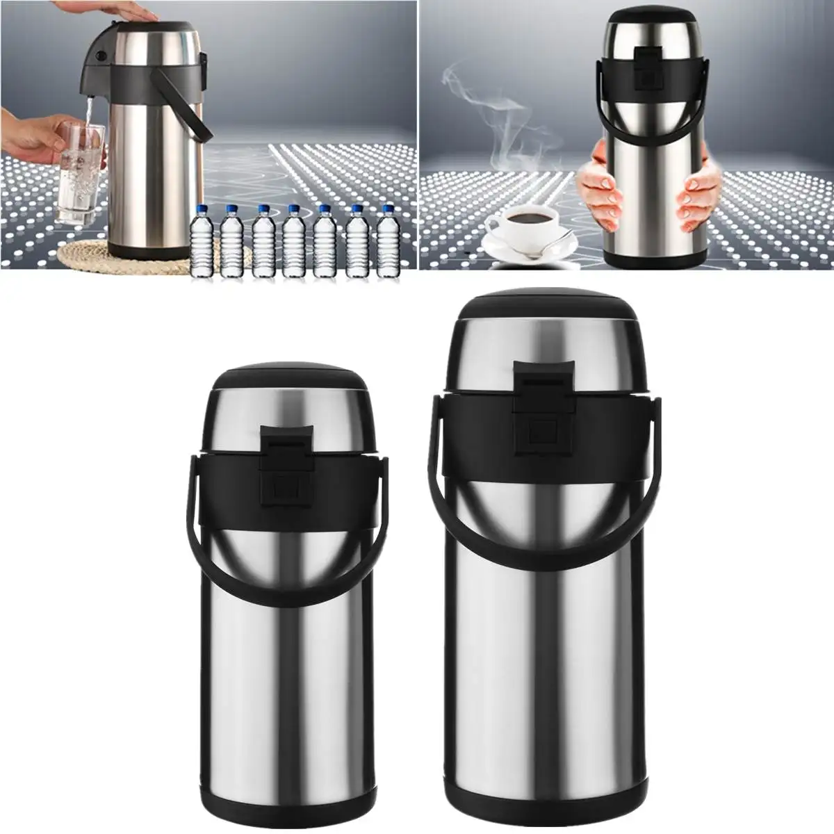 

3000ML Electric Kettles Heat Thermoses Coffee Bottle Stainless steel Vacuum Flasks Thermal Cup Tea Coffee Smart Water Kettle