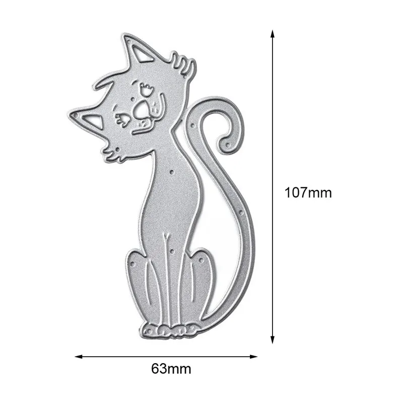 Металлические штампы Eastshape для скрапбукинга с изображением кошки и головы