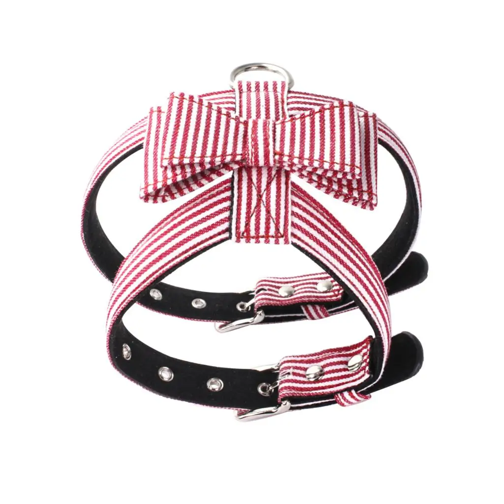 Полосатый рисунок кошек жилетка-поводок клетчатом образце ошейник для котенка