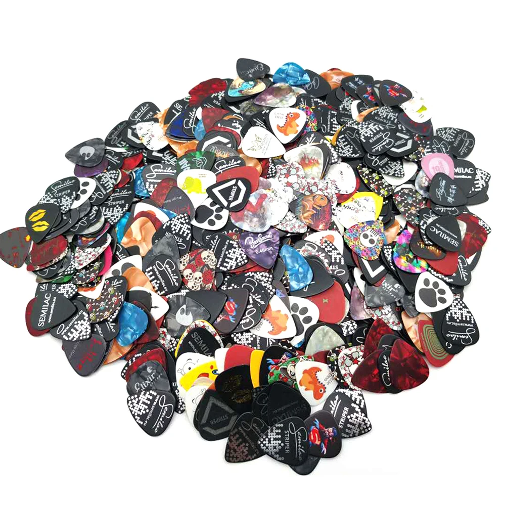 Гитарный медиатор музыкальный с держателем 0 46/0 71/0 81/0 96/0 12 мм случайный стиль 15 шт.