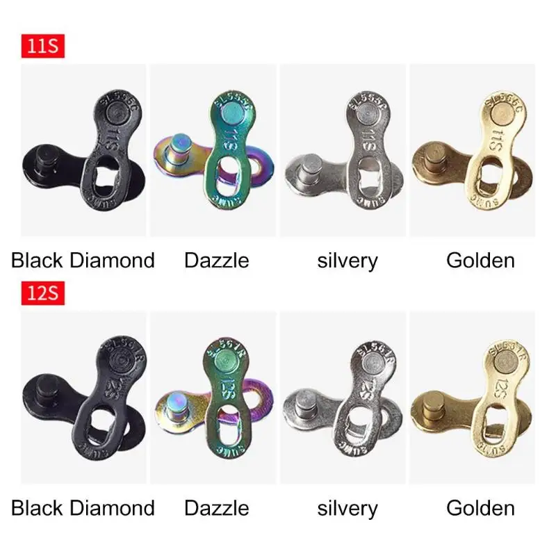 2 пары Горный Дорожный велосипед Сеть MTB разъем замок для 6/7/8/9/10/11/12 Скорость