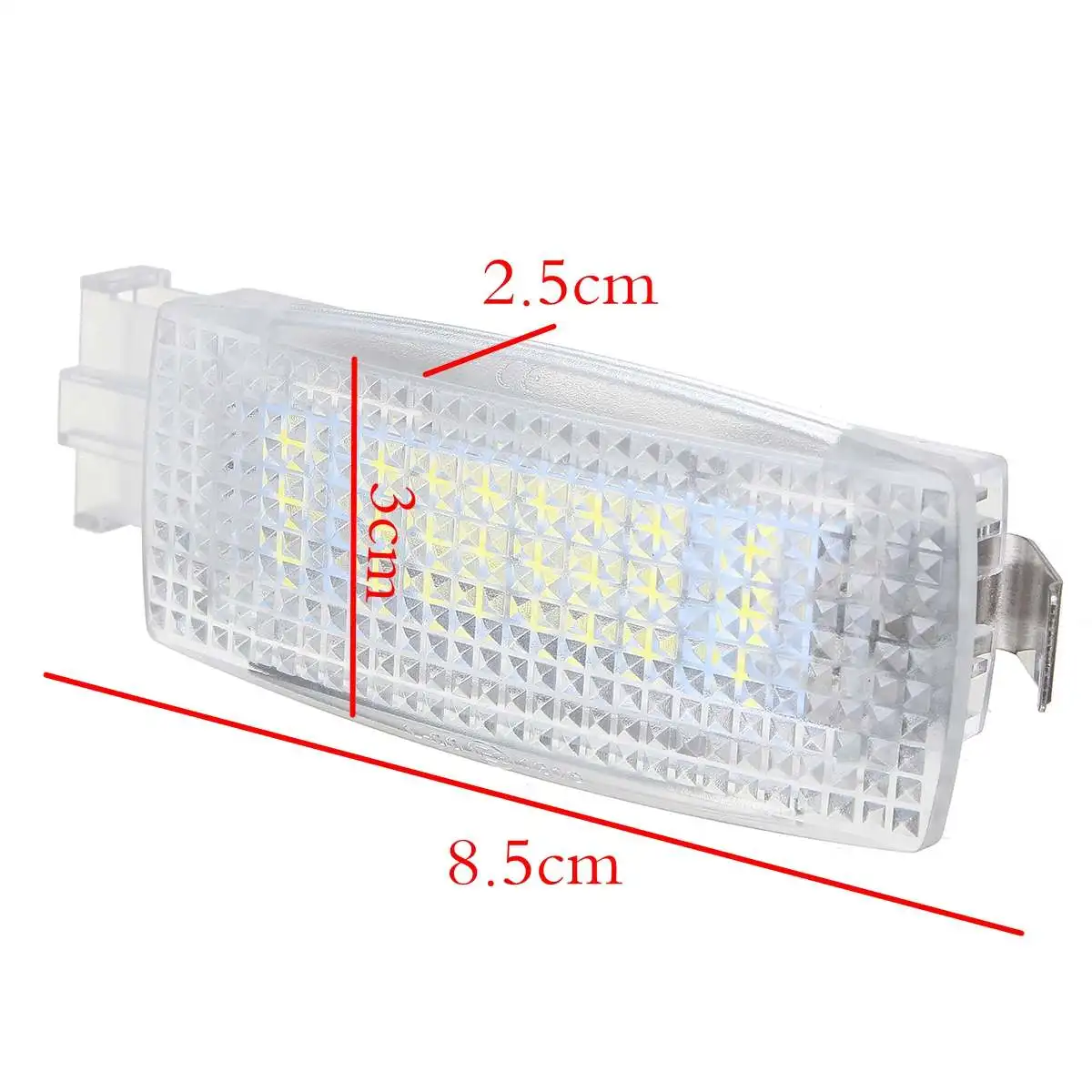 

Car Vanity Mirror LED Light For VW Golf GTi EOS Jetta Passat 2016 Interior Sun visor Reading Lamp 1K094710971N 3B09471098Y