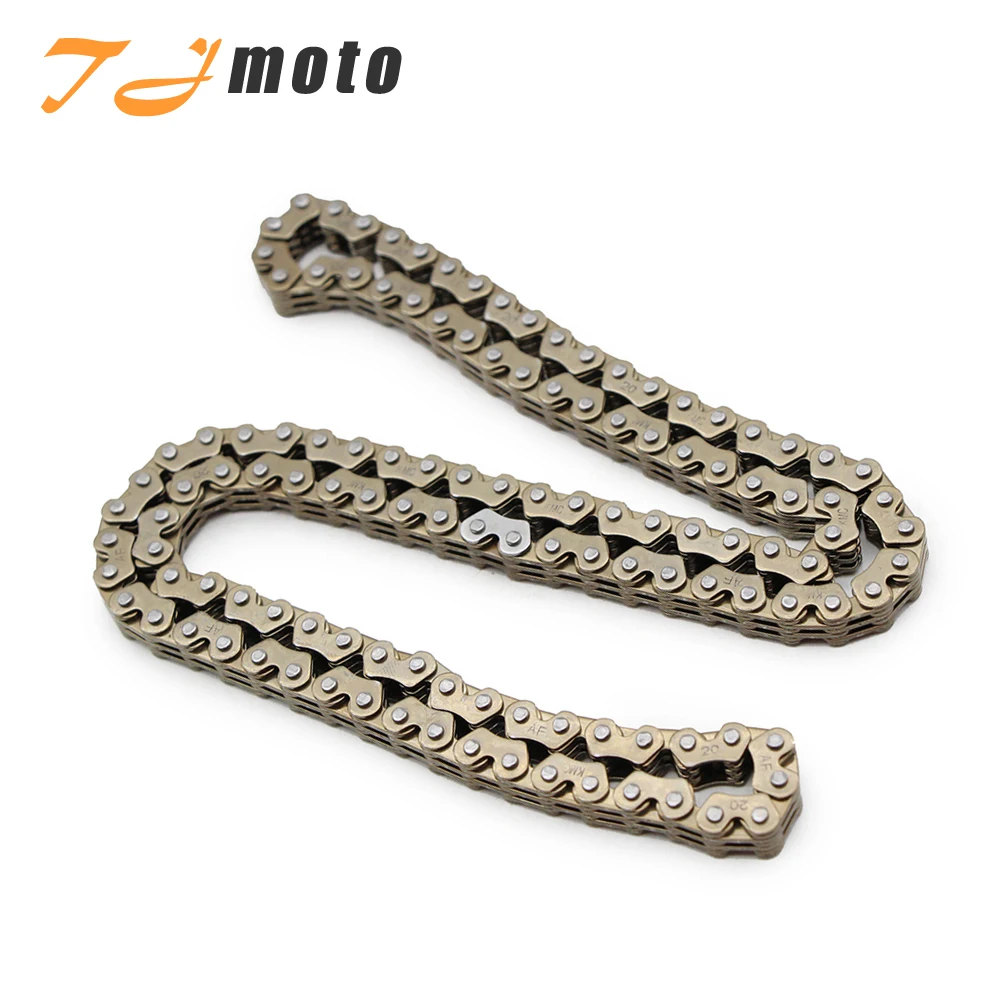 

Motorcycle Crankshaft Cam Timing Chain For Kawasaki TR250 BJ250 KL250 STOCKMAN KL250 Super Sherpa 92057-1358 92057-1460