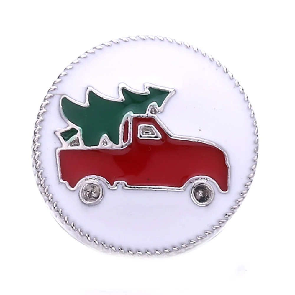 5 шт./лот 18 мм оснастки ювелирные изделия Рождественская елка Санта Снеговик